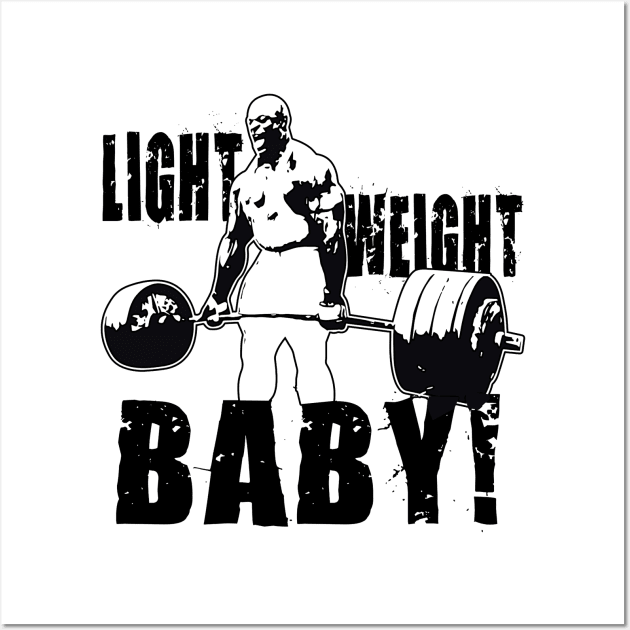 Light Weight Baby Ronnie Coleman Wall Art by Visionary Canvas